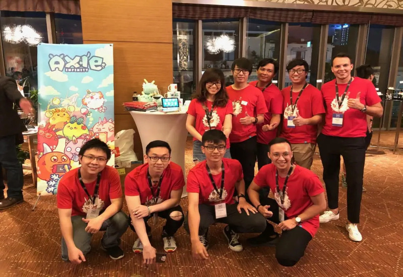 Equipo de desarrolladores de la empresa Sky Mavis.