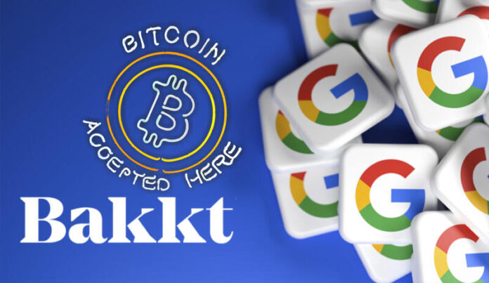 Bakkt y Google firman alianza para usar Bitcoin en compras online.