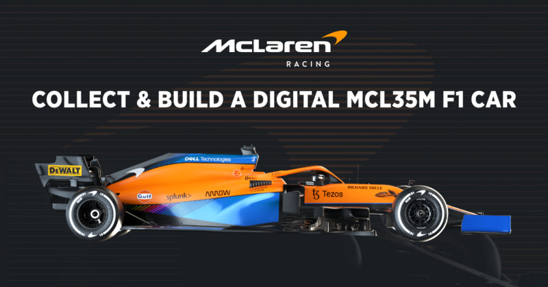 Aficionados de Aficionados de McLaren Racing pueden construir un monoplaza F1 con coleccionables NFT.