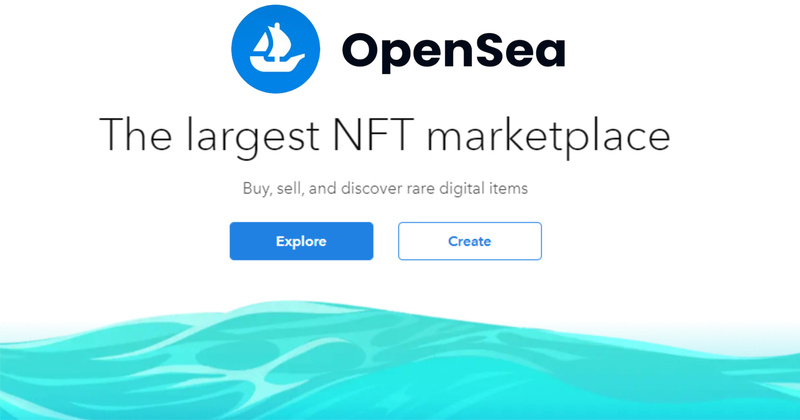OpenSea es la mayor plataforma para ver, crear y adquirir los NFT.