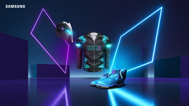 Vestuario NFT de la marca Samsung para sus avatares en el Metaverso.