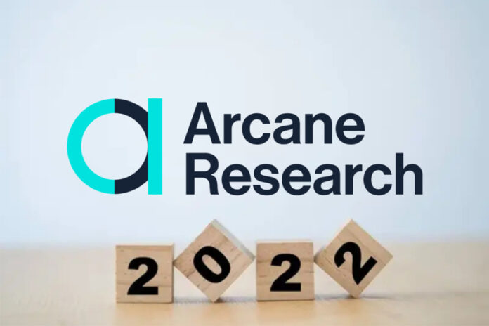Arcane Research anuncia sus predicciones para el mercado cripto en este 2022.