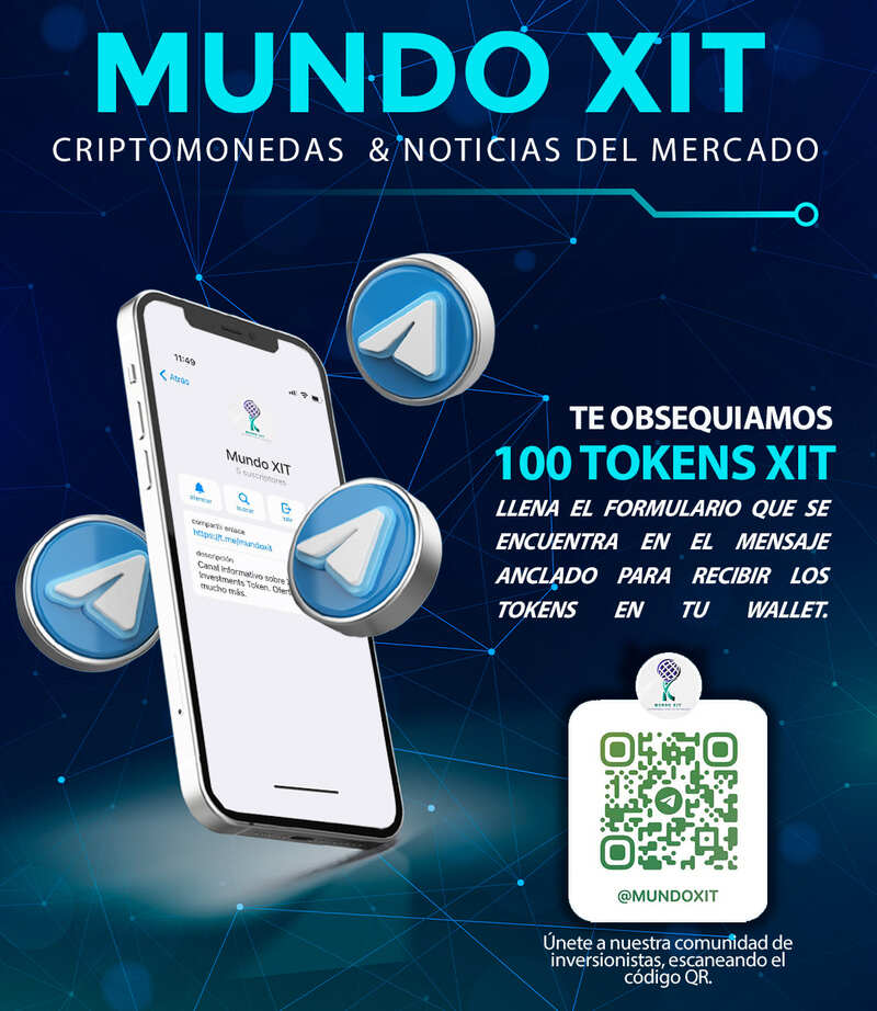 Xamoxtrade Investments continúa obsequiando tokens XIT a los usuarios que se una su Telegram.