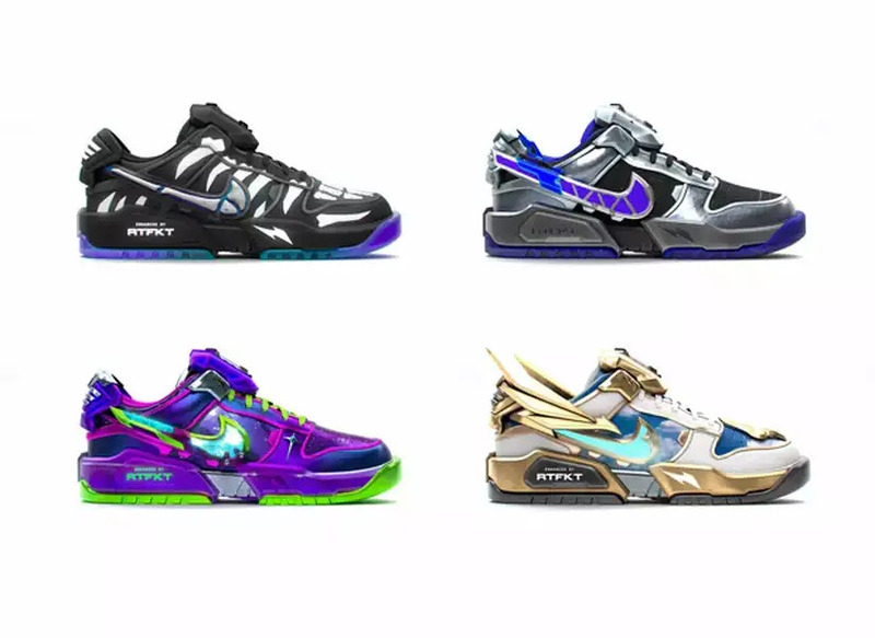 Los RTFKT x Nike Dunk Genesis CryptoKicks podrán cambiar de estilo y evolucionar.