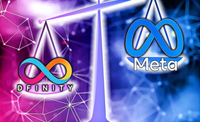 Dfinity y Meta van a tribunales por la similitud en sus logos.
