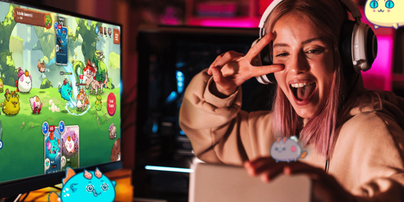 El juego Axie Infinity se mantiene como líder dentro de los juegos NFT.