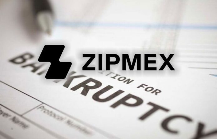 Zipmex se declara en Bancarrota.