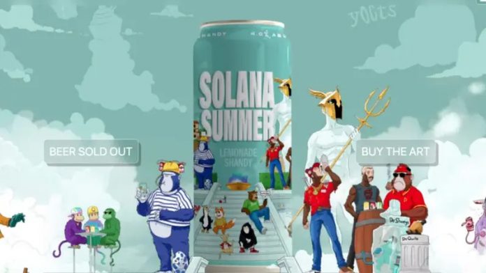 La comunidad BarrelDAO crea una cerveza dedicada a la blockchain Solana.
