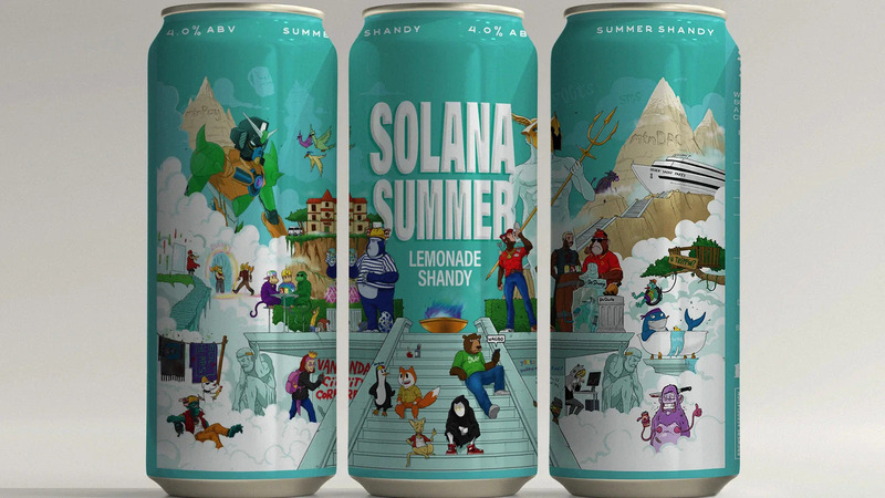 La cerveza se venderá a través de Magic Eden.