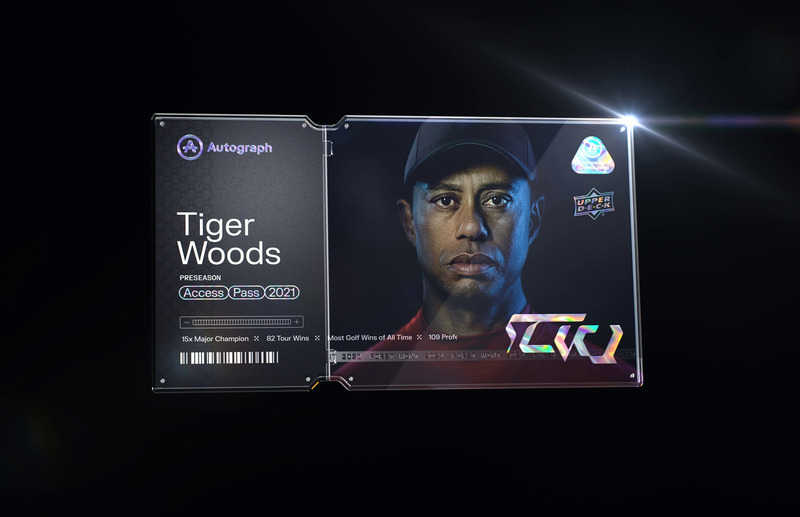 Tiger Woods también ha lanzado una colección NFT en Autograph.