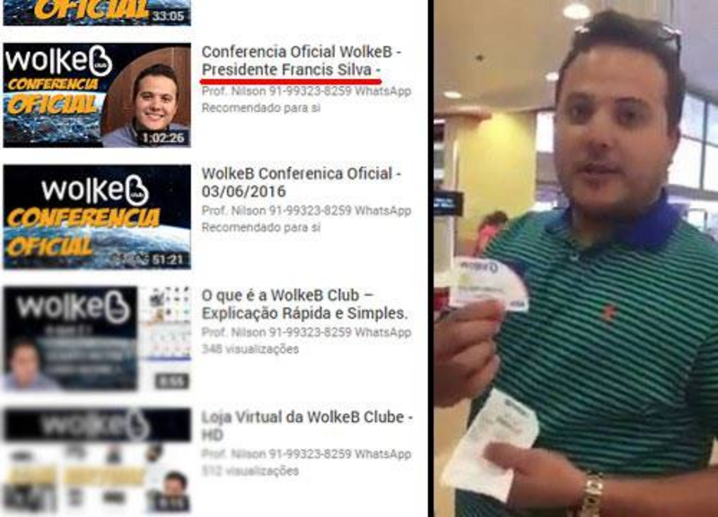 Francisco Valdevino da Silva ya había creado otra empresa fraudulenta llamada Wolke B Club.