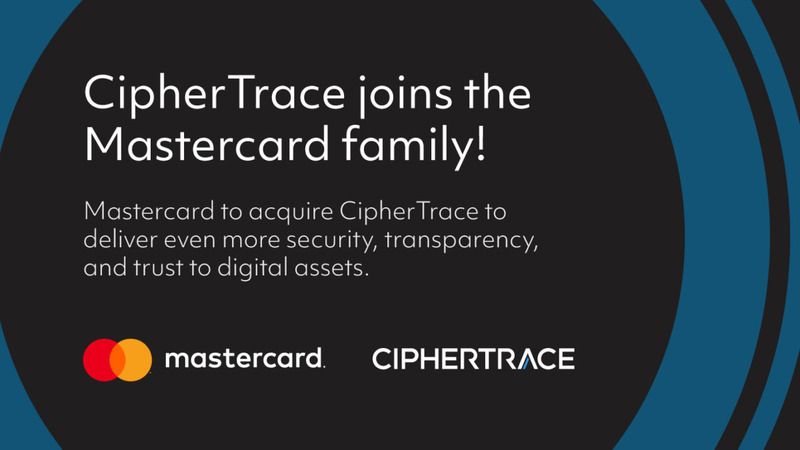 La empresa CipherTrace forma parte de MasterCard para robustecer la seguridad de transacciones con criptomonedas.
